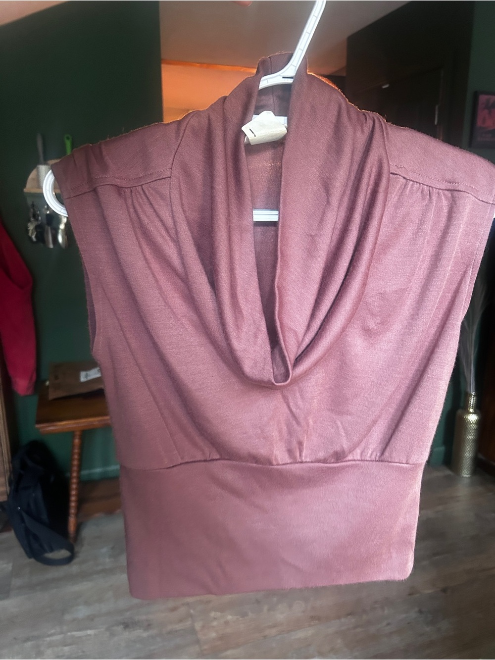 1970s Cowl Neck tank Top
